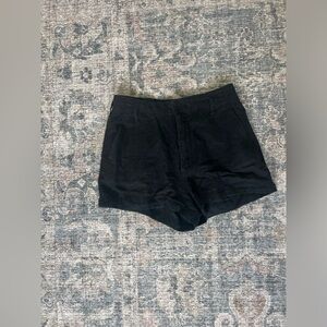 Abercrombie Black Linen Shorts